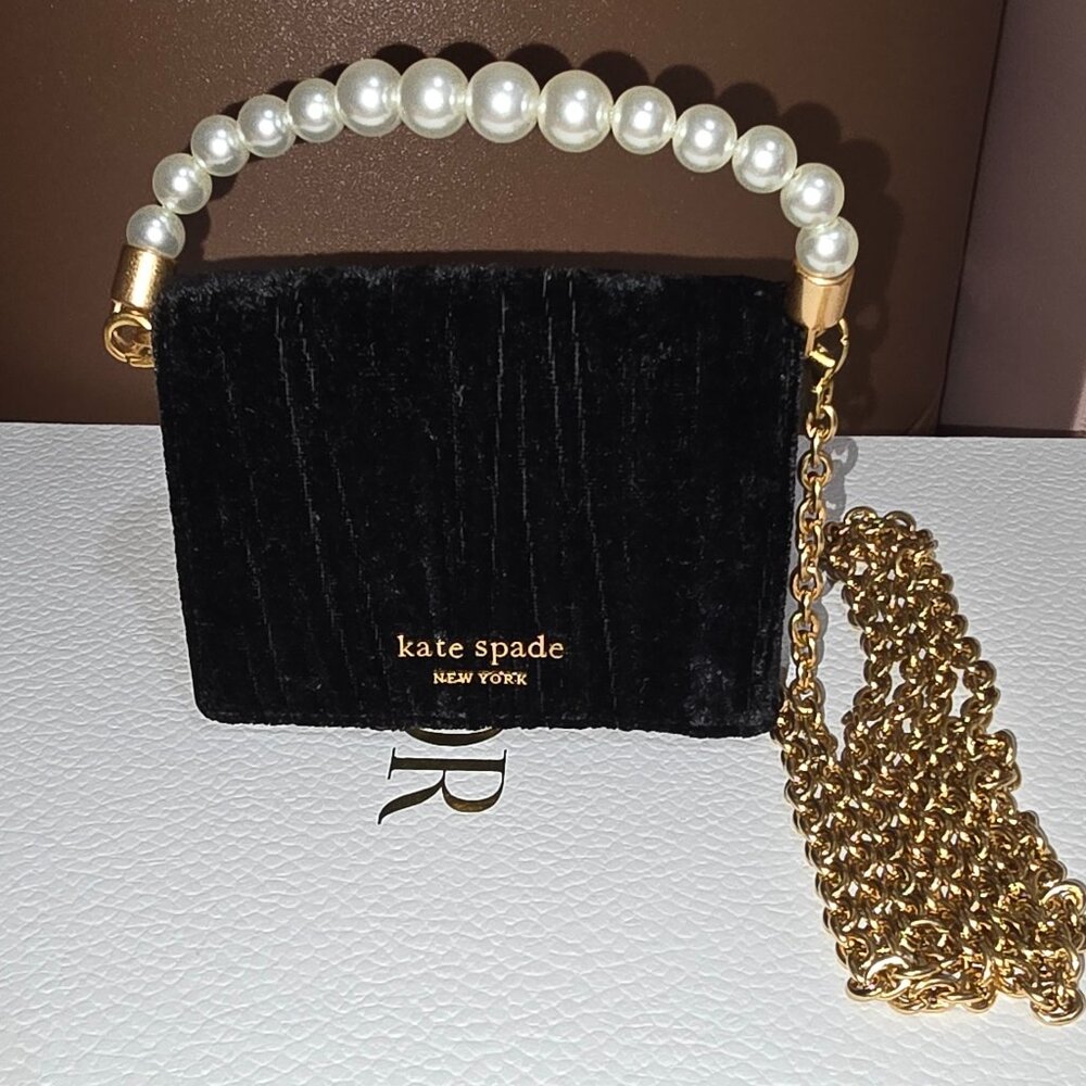 Kate Spade Morgan Embellished Chain Card Case